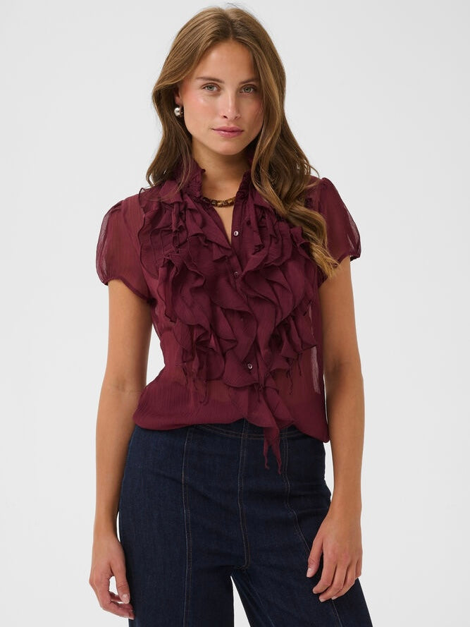 Bluse Lilja SZ Crinkle Port Royale