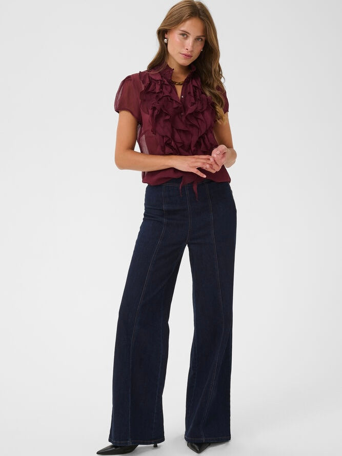 Bluse Lilja SZ Crinkle Port Royale