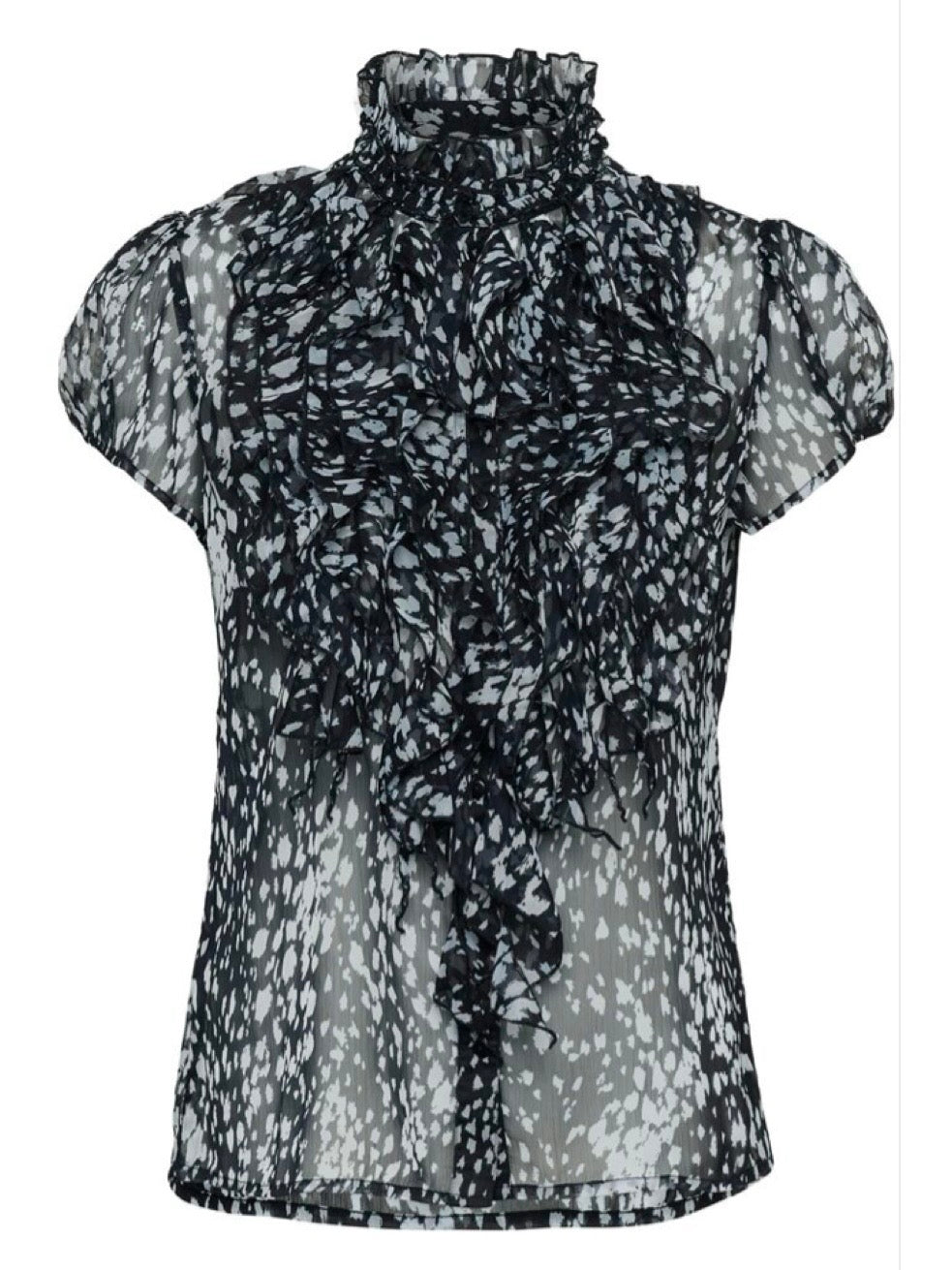 Bluse Lilja SZ Crinkle Nightsky Spotty Animal