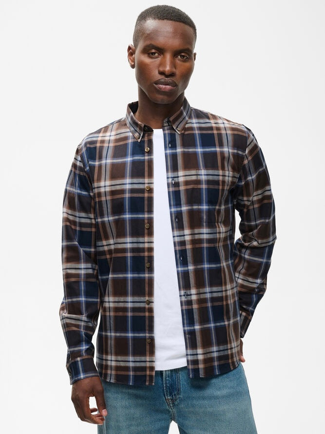 Herren Karohemd MAtrostol BD blue mirage