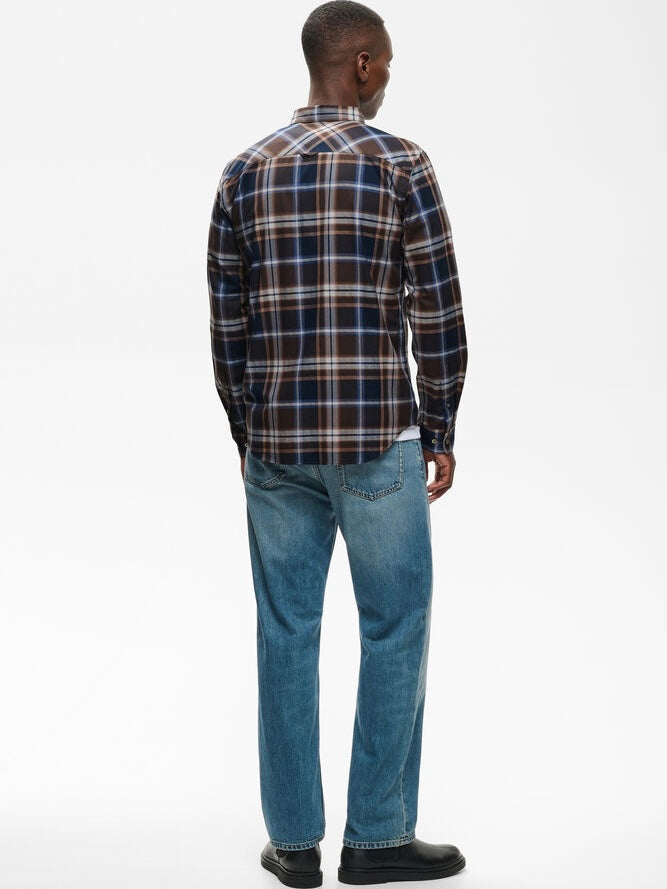 Herren Karohemd MAtrostol BD blue mirage