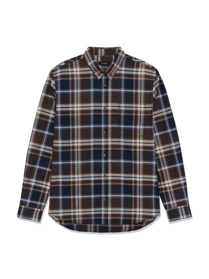 Herren Karohemd MAtrostol BD blue mirage