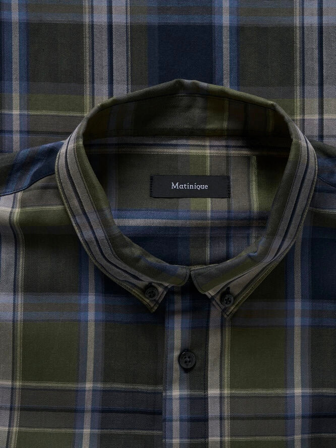 Herren Karohemd MAtrostol BD olive night