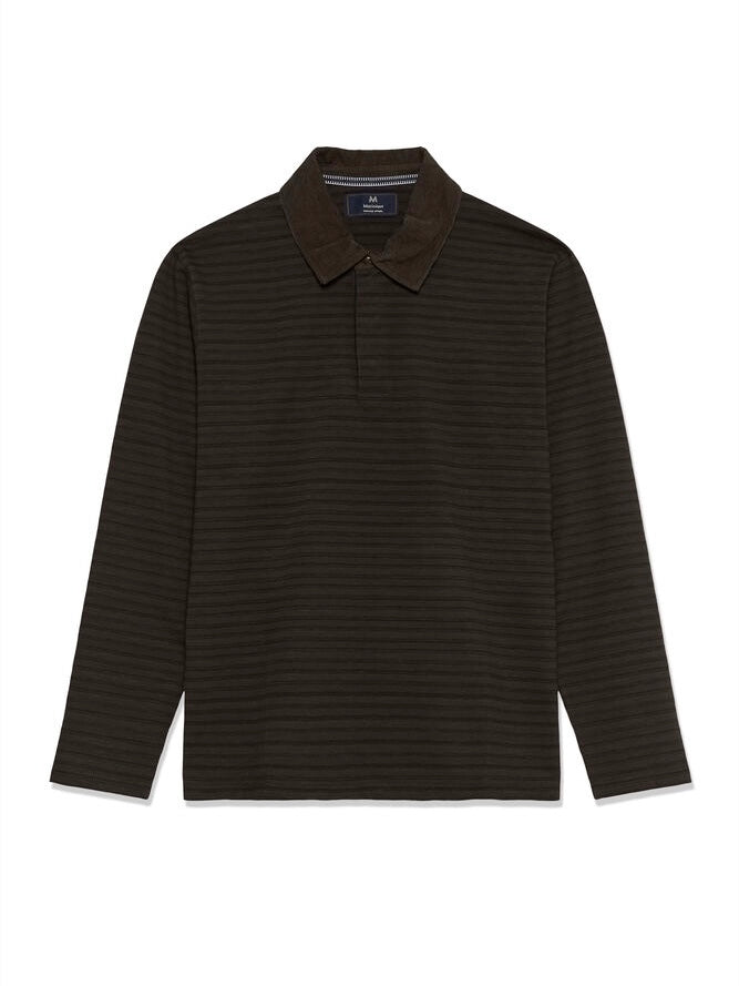 Herren Poloshirt MAkai Rugby turkish coffee