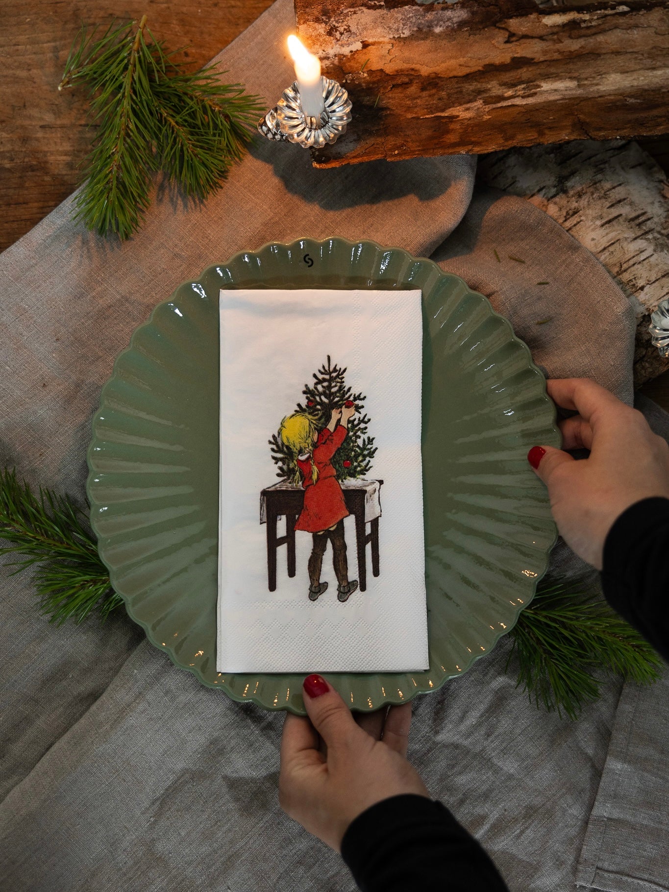 Papierservietten 16er Packung Barnen i Bullerbyn, in 5 Ausführungen