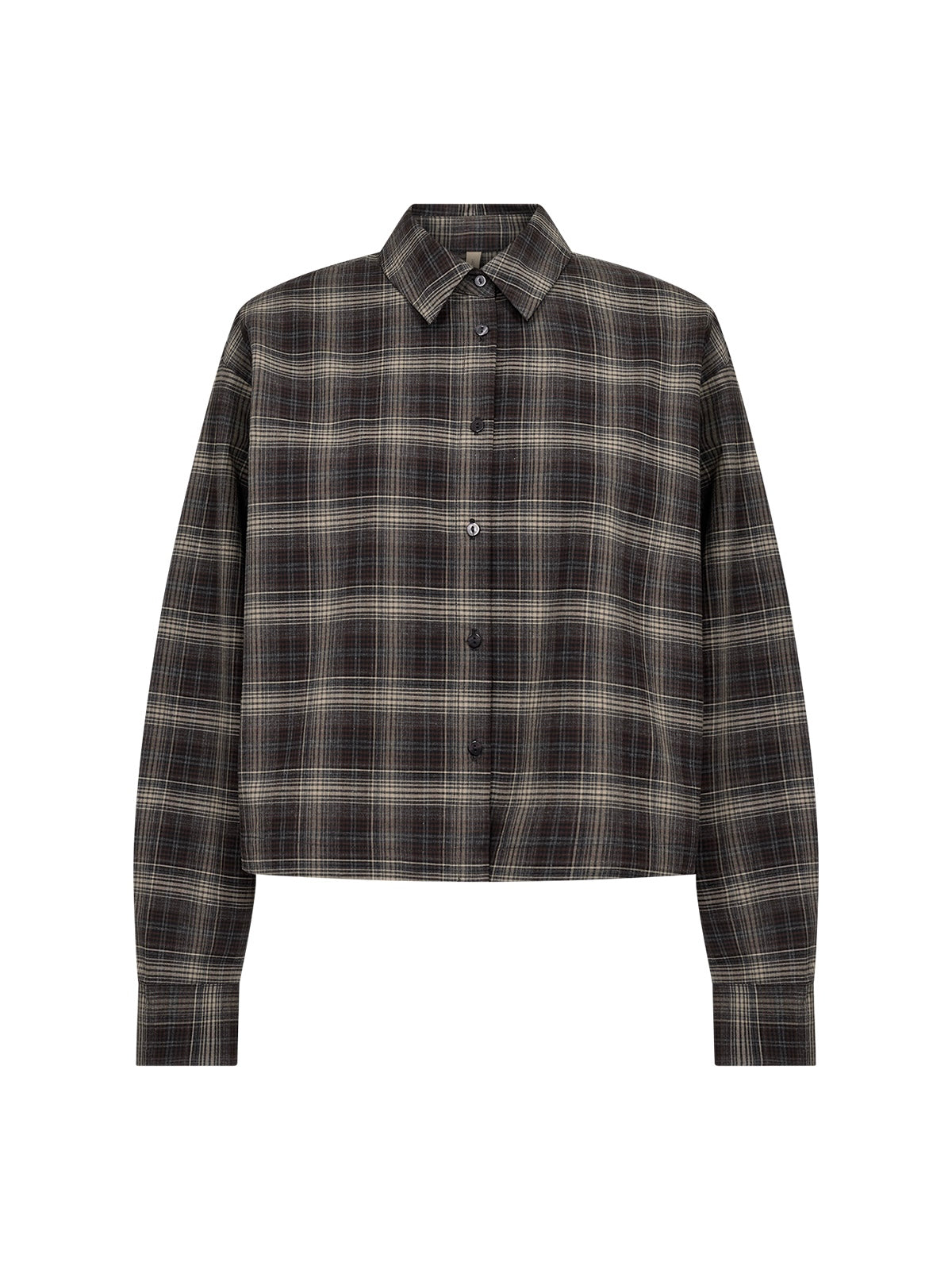 Bluse SC-Hasina YD 1 chocolate plum check