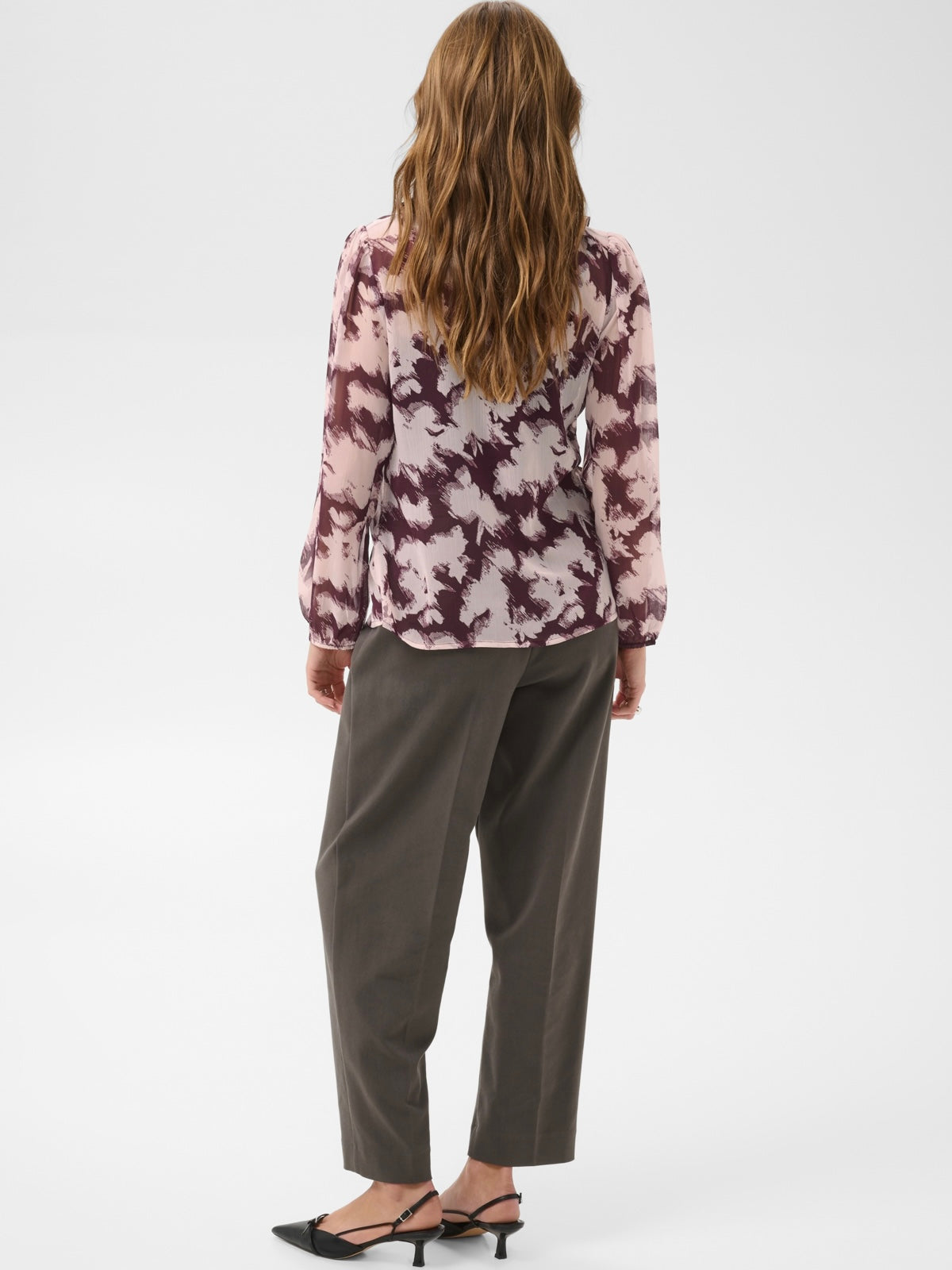 Bluse Lilja SZ Crinkle LS Winetasting Shadow