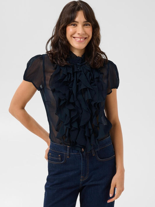 Bluse Lilja SZ Crinkle Night Sky