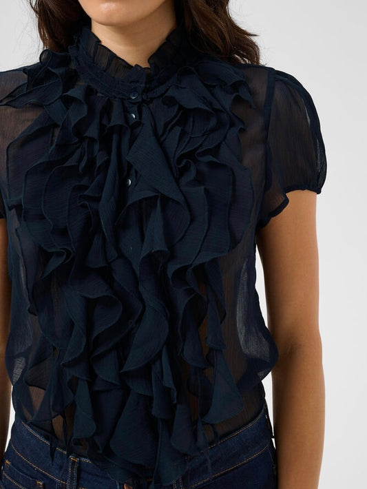 Bluse Lilja SZ Crinkle Night Sky