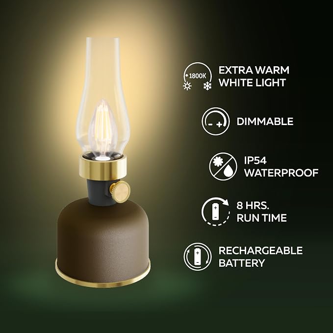 Tischlampe Lavinio earth mocha