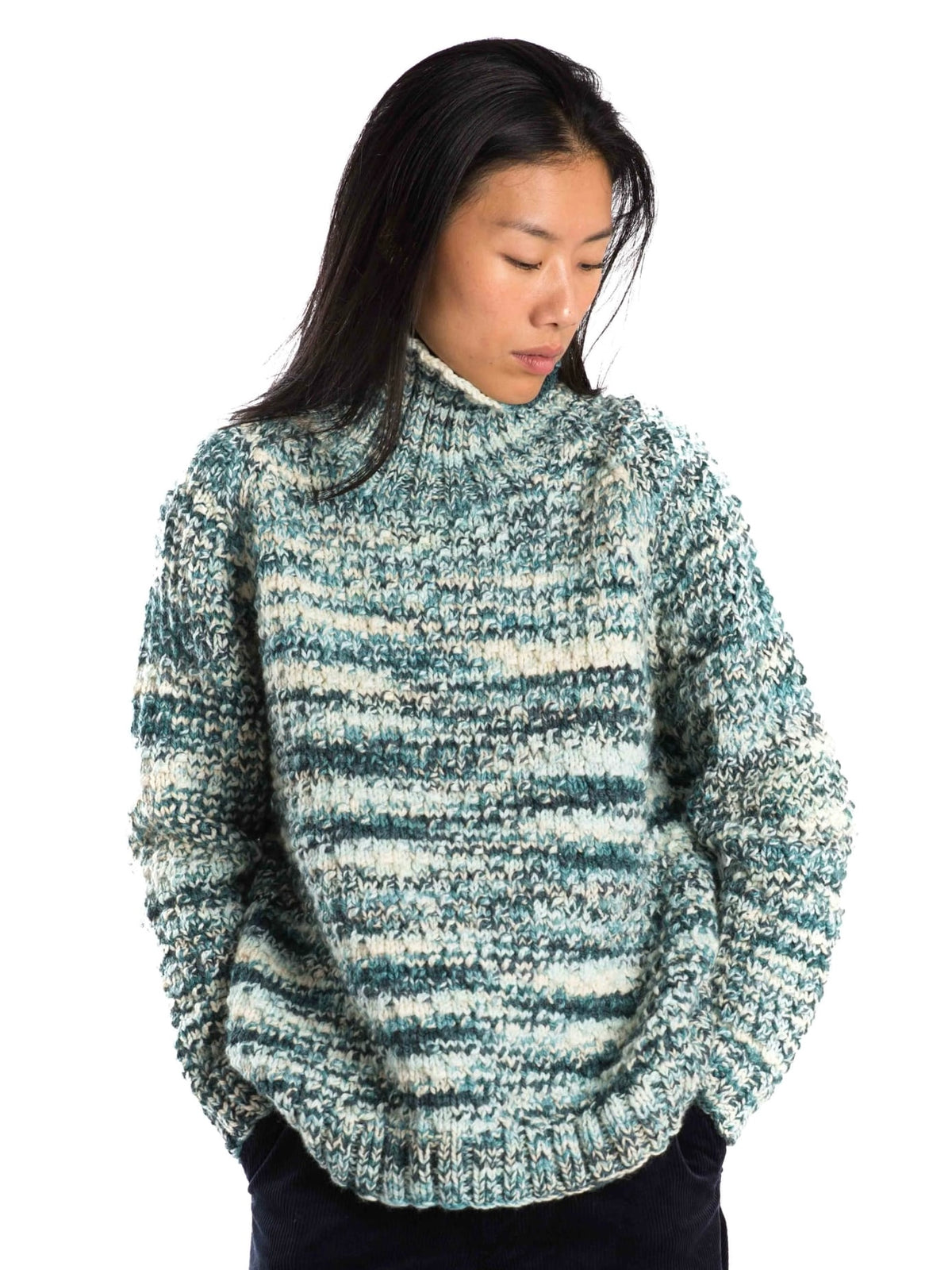 Fuza Wool Stehkragenpullover Butterfly von Fuza Wool of Denmark auf thefjordhouse ...