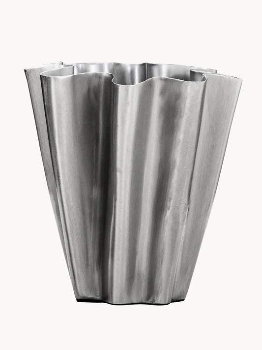 Eisenvase HDFlood S silberfarben