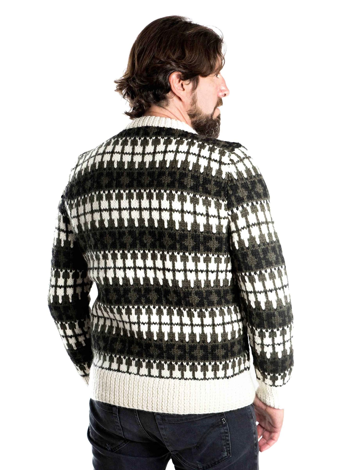 Norweger Pullover Skaane oliv