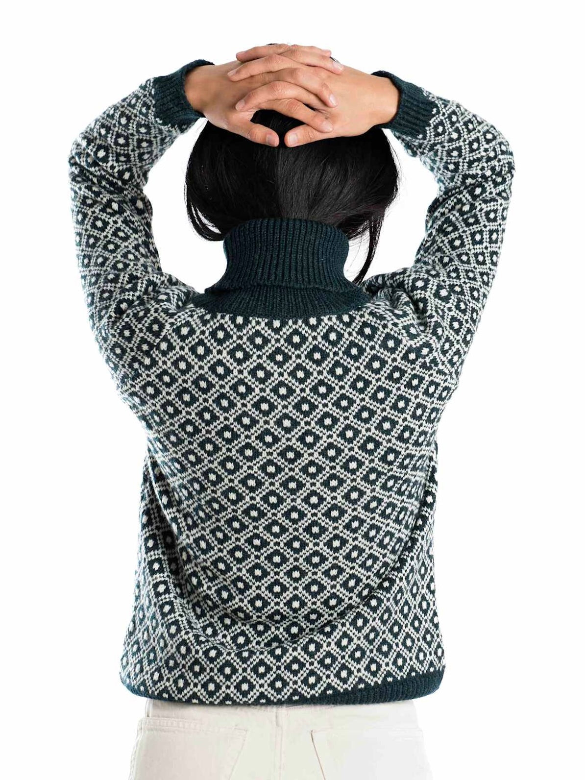 Norweger Pullover Lila indigo