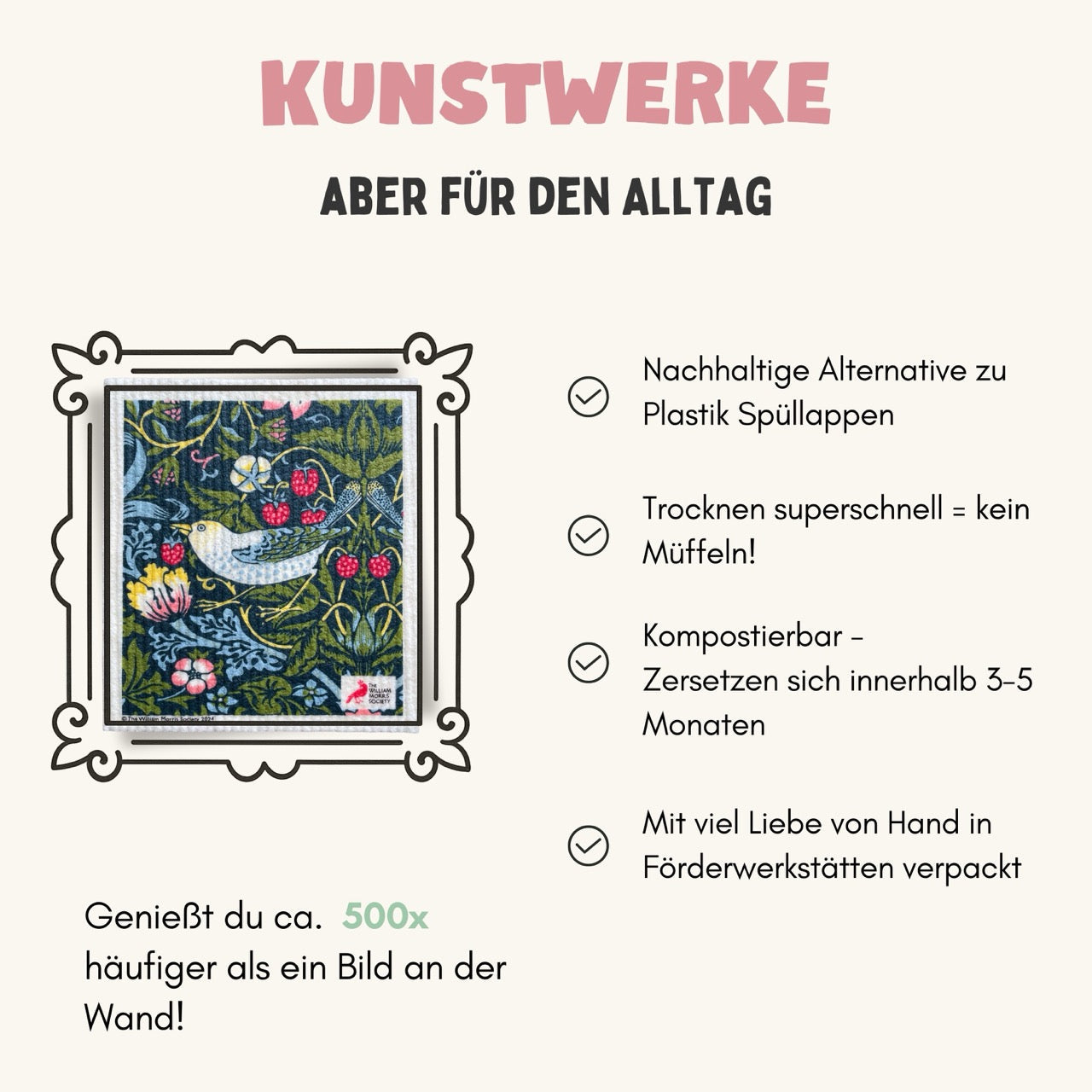 Spültücher - Living Garden, 3er Set