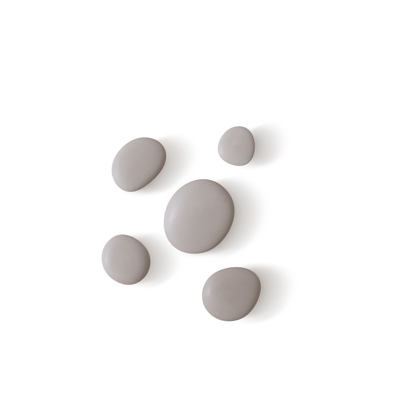 Wandinstallation HOOKS 5er Set - Rund