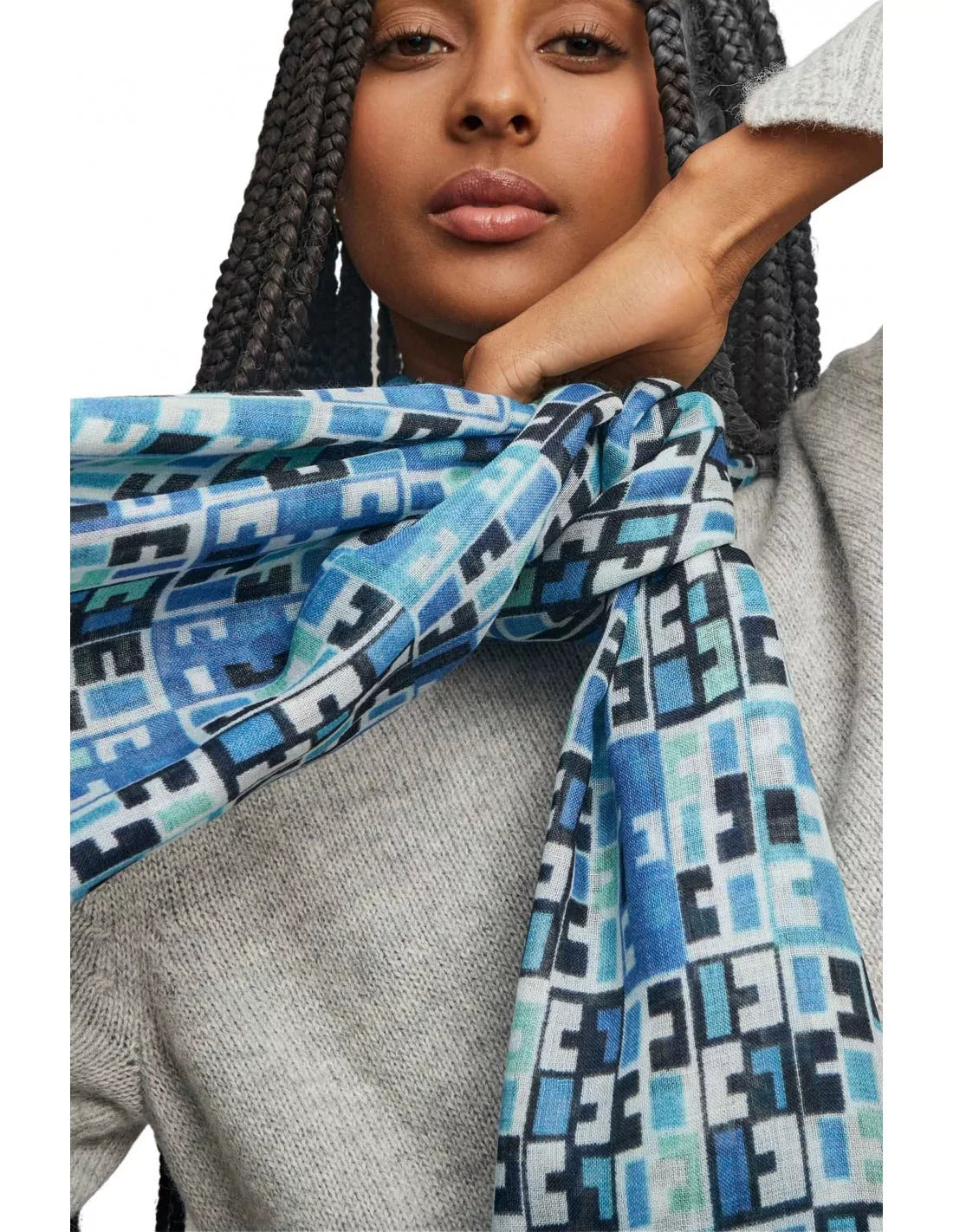 KUNA - Alpaka Webschal - Weaving