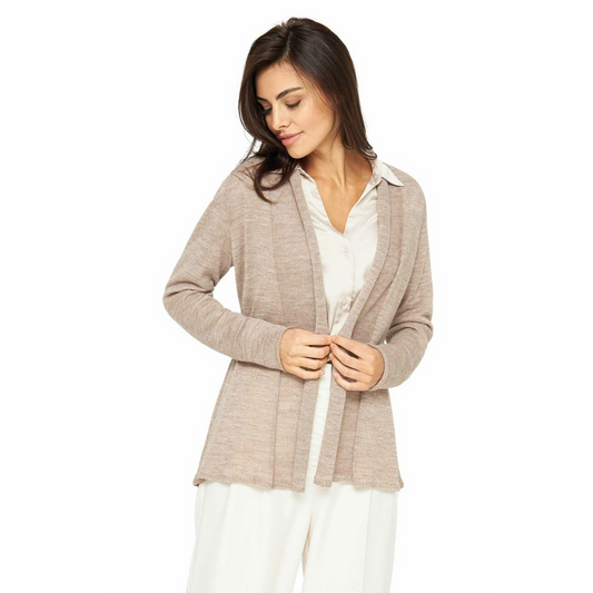 Apu Kuntur - Alpaka Damen Schalkragenjacke PENELOPE