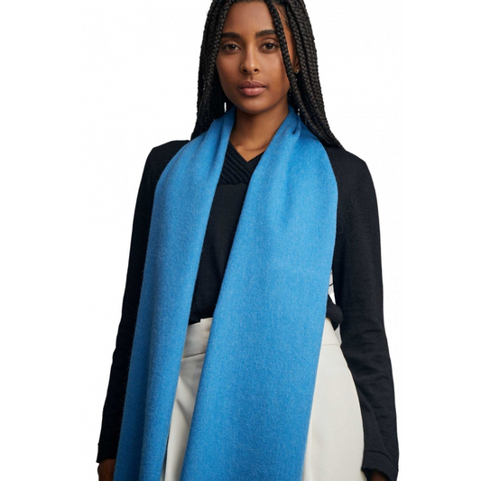 KUNA - Alpaka Webschal -Tundra, Zweifarbig