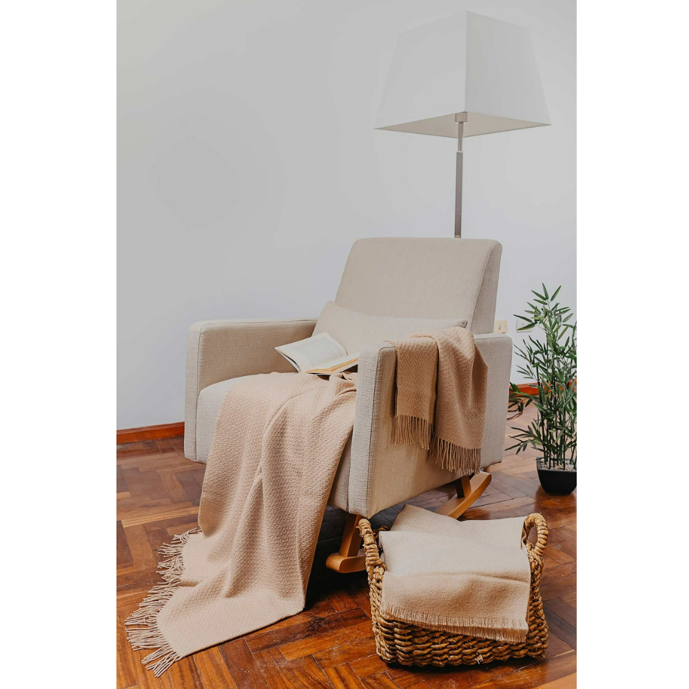 Kuna - VITOR – Premium-Decke,  ca. 185/170 × 130 cm, ungefärbt