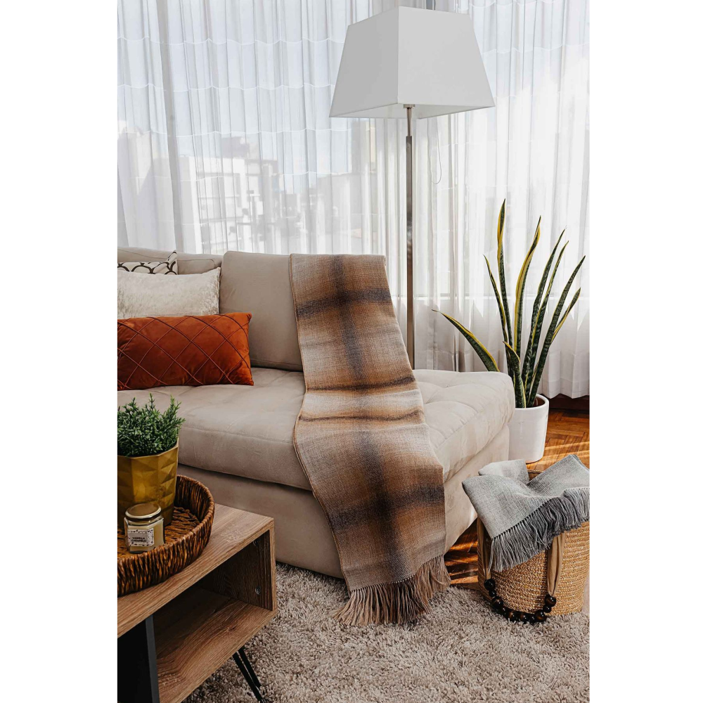 KUNA UKULELE – Edle Decke aus Baby-Alpaka & Seide