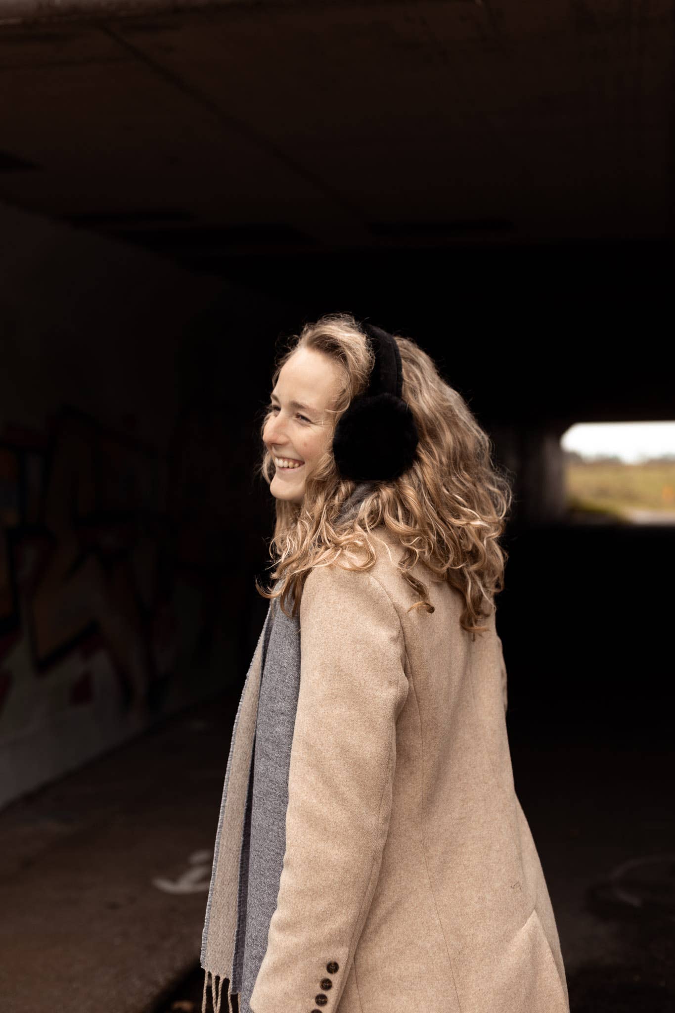 Van Buren- Lammfell Ohrenschützer