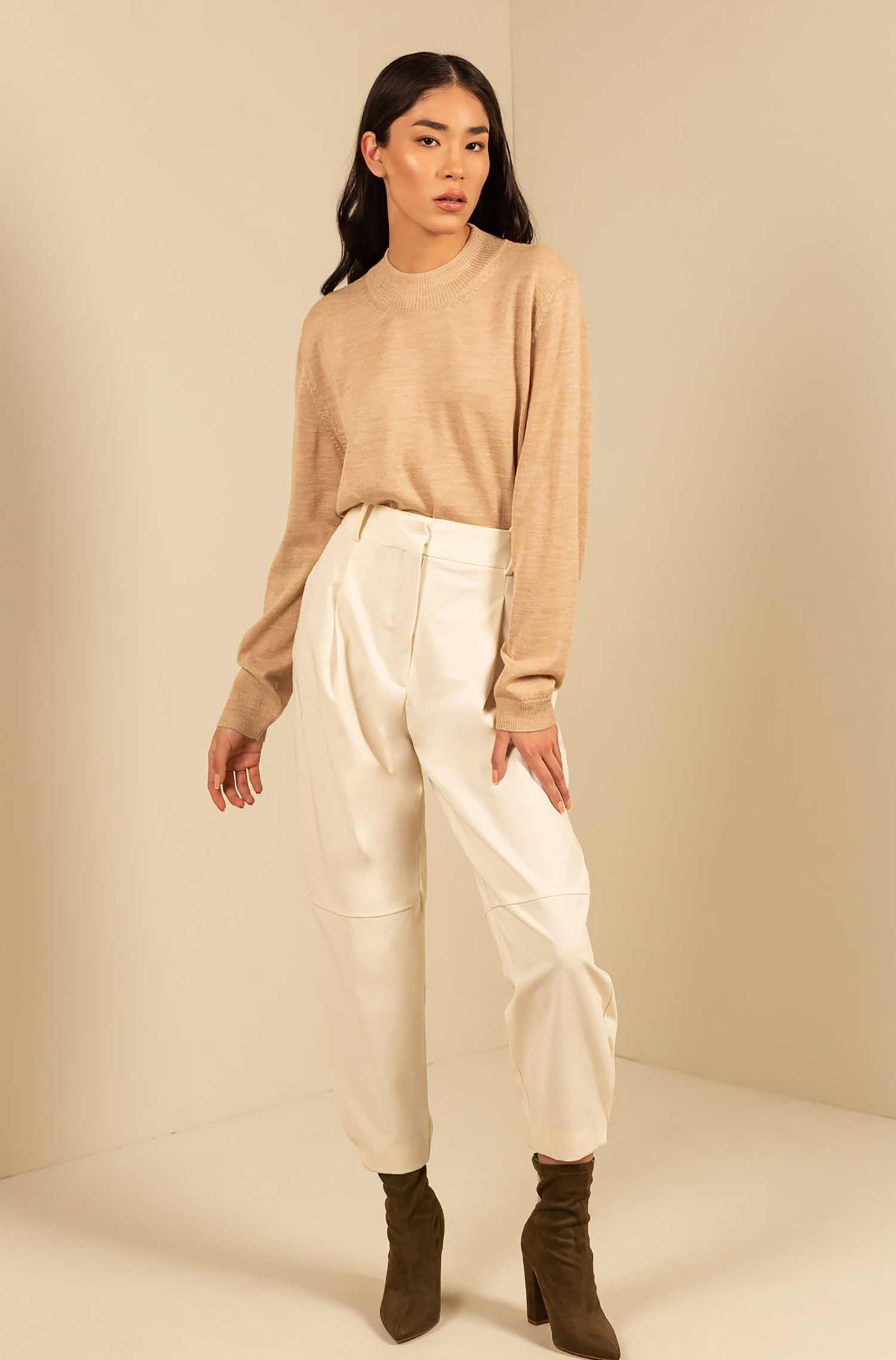 KUNA - Alpaka Damen Rollkragenpullover ANAHI