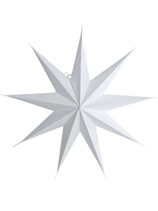 Stern 9 Point weiß
