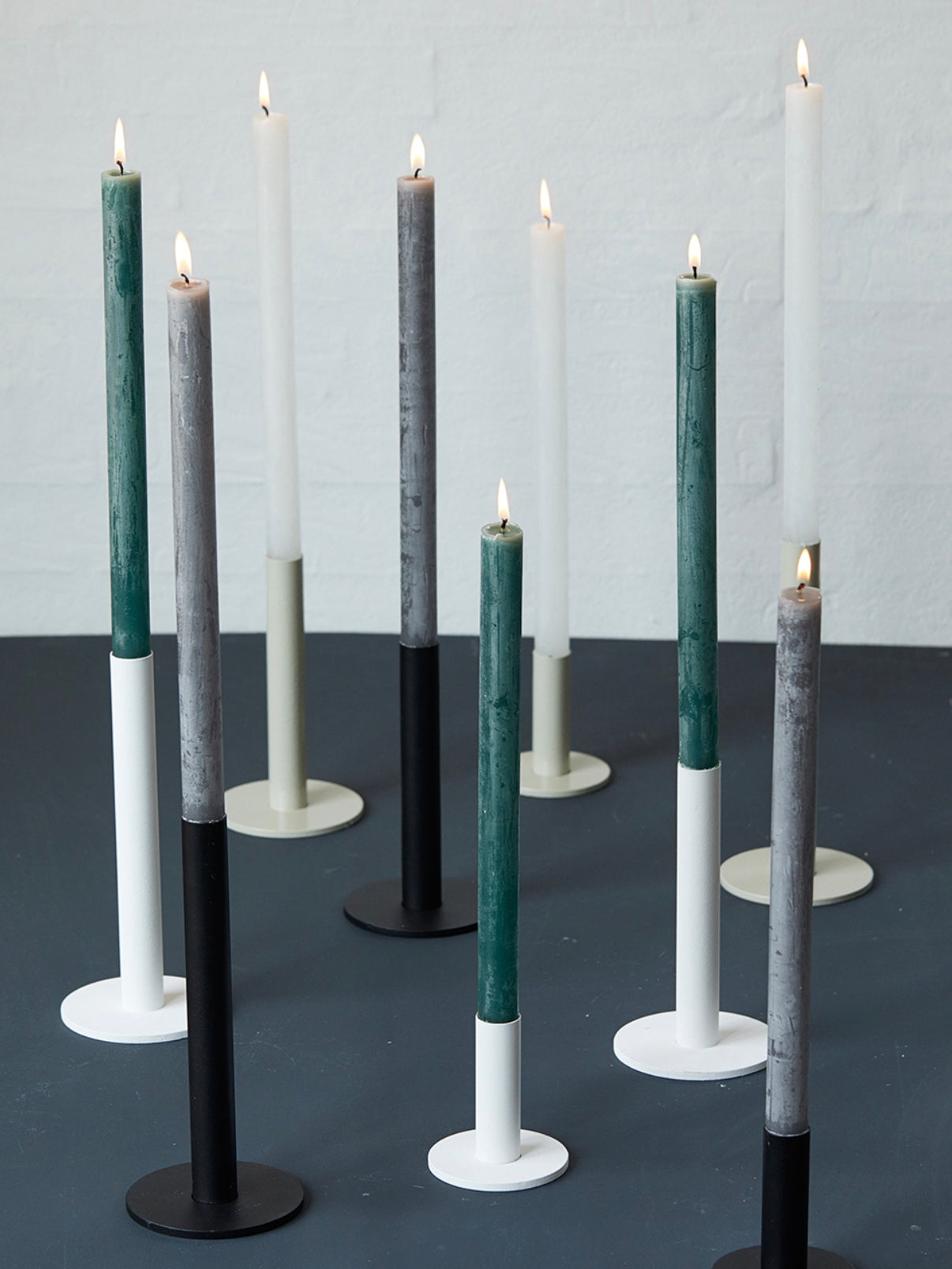 Kerzenhalter Taper, in 3 Farben und Größen