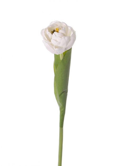 Kunstblume Tulpe Romana weiß