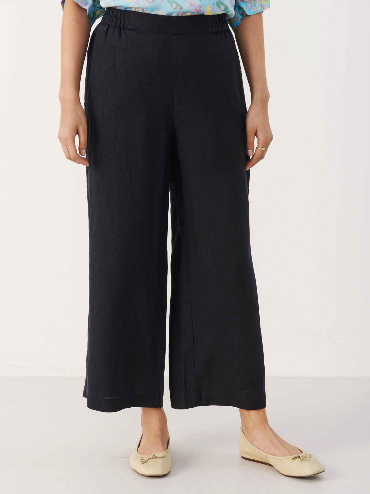 Leinenhose Petrines navy