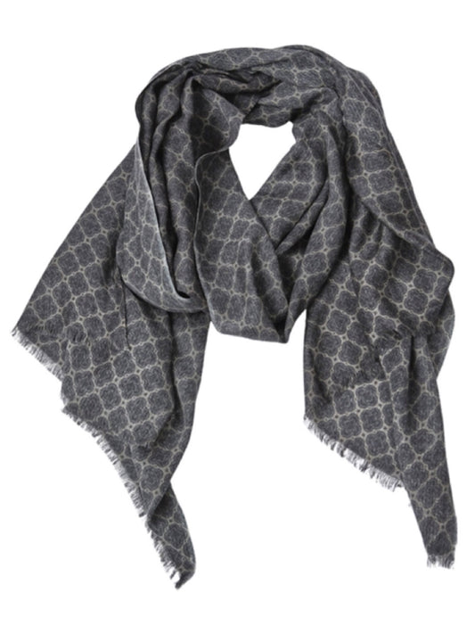 Wollschal Blake grau