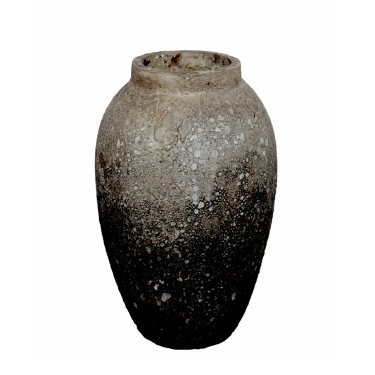 Vase Story grau/schwarz 30cm