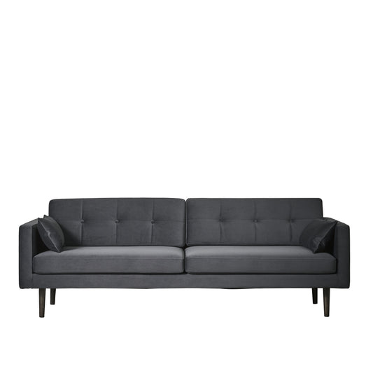 Couch Ella dunkelgrau 220cm