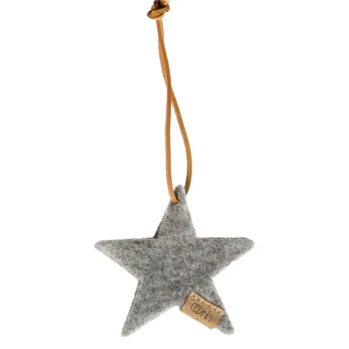 Anhänger Stern aus Wolle, in 4 Farben