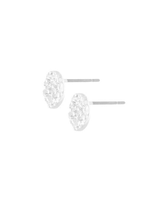 Ohrstecker Audrey Post crystallized silber