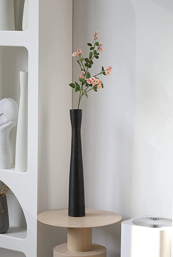Vase Mette schwarz, in 2 Größen