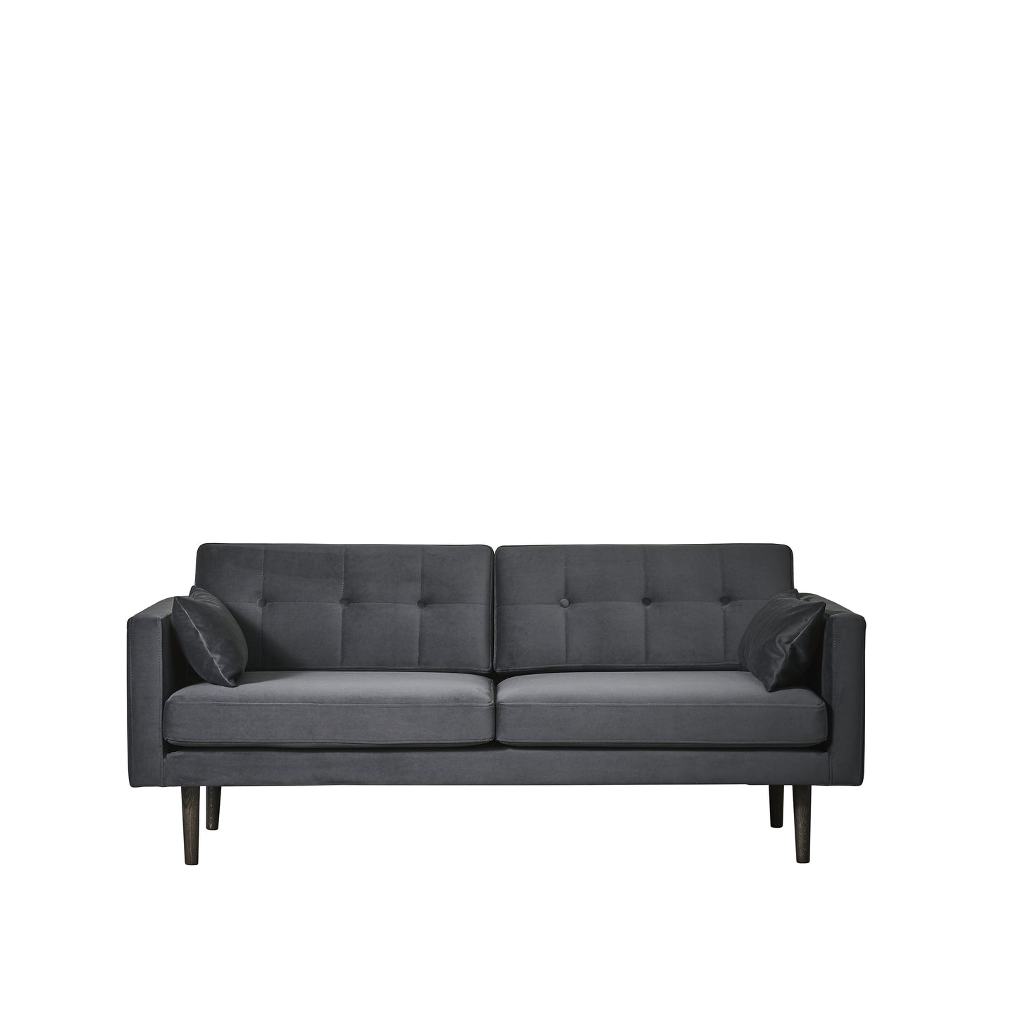 Couch Ella dunkelgrau 180cm